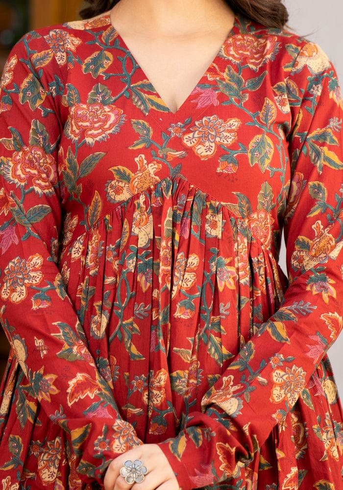 Akshar Printed Pure Cotton Kurti With Bottom Dupatta Wholesale Clothing Distributors In India
